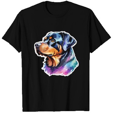 Discover Rottweiler Watercolor T Shirts