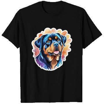 Discover Rottweiler Watercolor T Shirts