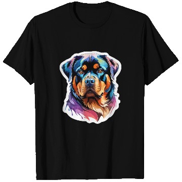 Discover Rottweiler Watercolor T Shirts