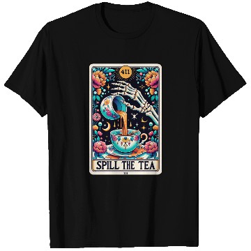 Discover Spill The Tea Tarot Card T Shirts