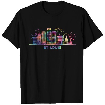 Discover St Louisian Skyline St Louis T Shirts