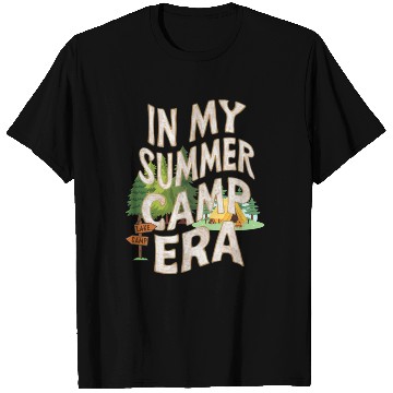 Discover Cute In My Summer Camp Era Groovy Friend Crew T Shirts