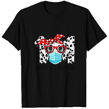 Discover 101 Days Smarter Dalmatian Dog Face Mask 100th T Shirts