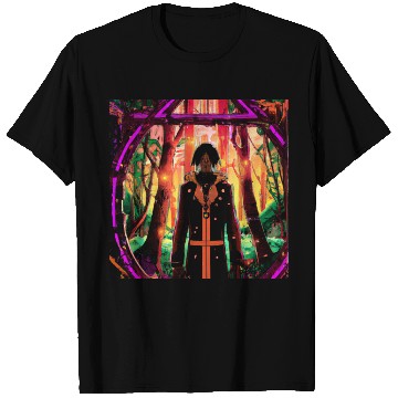 Discover Mystical Forest Guardian in Vibrant Colors T Shirts