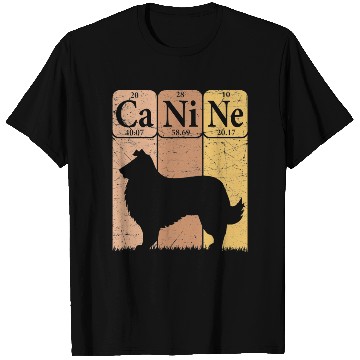 Discover Rough Collie Periodic Table Elements Dog Lover T Shirts