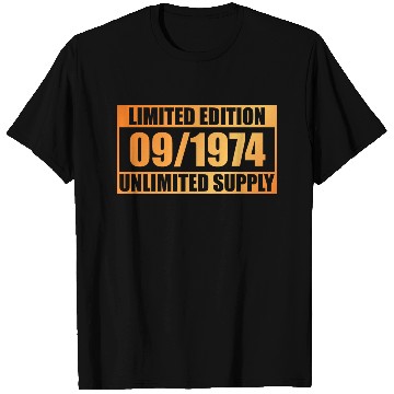 Discover 50th birthday Limited Edition - ꝏ Supply 09/1974 T Shirts