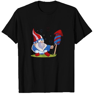 Discover Adorable Gnome Fireworks America T Shirts
