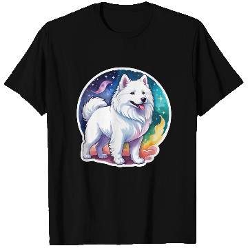 Discover Samoyed Dog Watercolor T Shirts