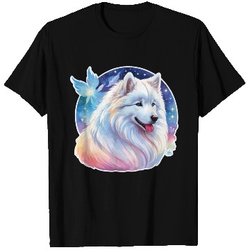 Discover Samoyed Dog Watercolor T Shirts