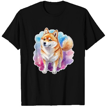 Discover Shiba Inu Watercolor T Shirts