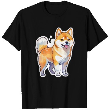 Discover Shiba Inu Watercolor T Shirts