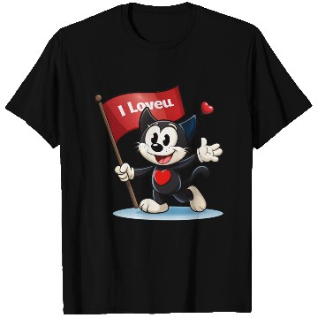 Discover felix cat i love you T Shirts