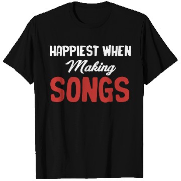 Discover Happiest When Making Songs Writer Karaoke T Shirts