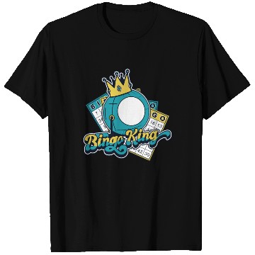 Discover Bingo King Professional Caller Daubers Bingo T Shirts