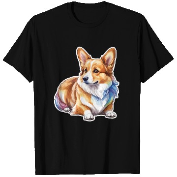 Discover Pembroke Welsh Corgi Watercolor T Shirts