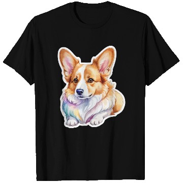Discover Pembroke Welsh Corgi Watercolor T Shirts