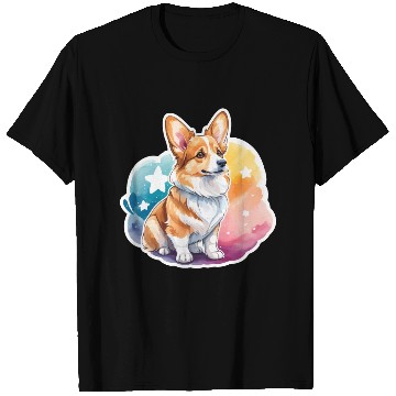 Discover Pembroke Welsh Corgi Watercolor T Shirts