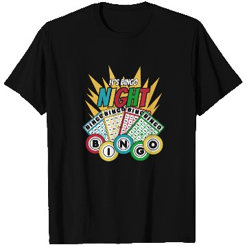 Discover It's Bingo Night Caller Daubers Professional Bingo T Shirts