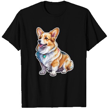 Discover Pembroke Welsh Corgi Watercolor T Shirts