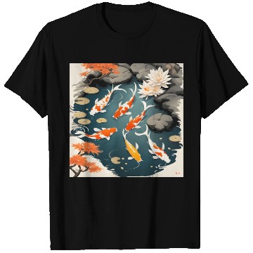 Discover Koi Pond 2 T Shirts