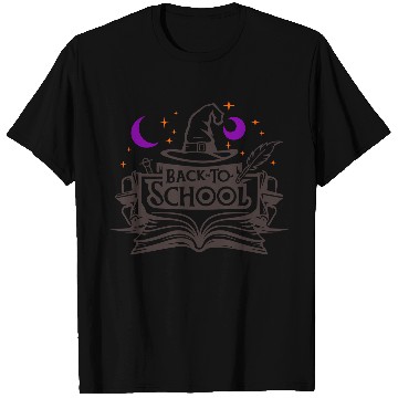 Discover Back To School Wizard Hat Book Vector 3 Colors T Shirts