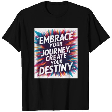 Discover Embrace Your Journey, Create Your Destiny T Shirts