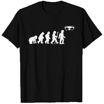 Discover Drone Pilot Evolution Quadcopter T Shirts