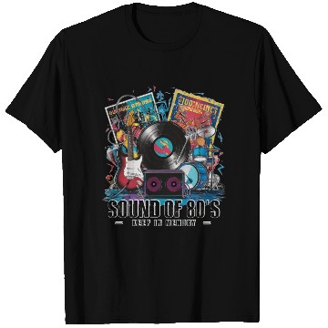 Discover Sound of 80s keep in memory T Shirts