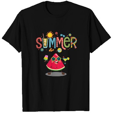 Discover Summer Vibes: Fresh Watermelon Design! T Shirts