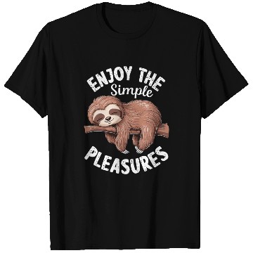 Discover slEnjoy The Simple Pleasures - Sloth Inspiring T Shirts