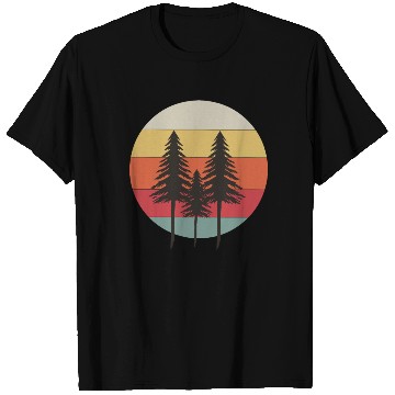 Discover pine tree sunset - nature T Shirts