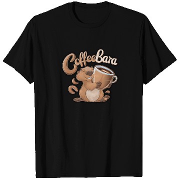 Discover Coffeebara Capybara Coffedrinker T Shirts