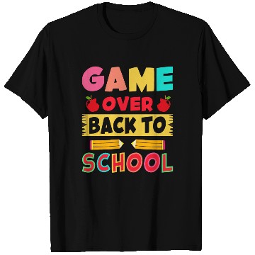 Discover Game Over Back To School Funny Student Gamer T Shirts