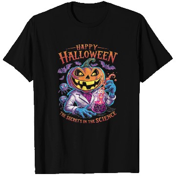 Discover Halloween The Secret's in the Science Teacher T Shirts
