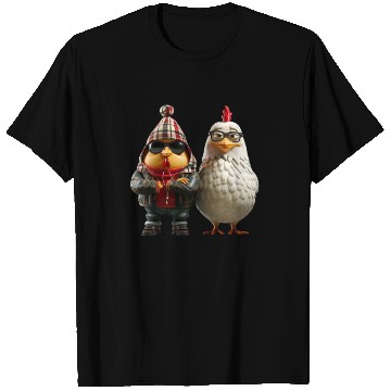 Discover Hip chickens in cool streetwear T Shirts