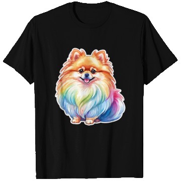 Discover Pomeranian Watercolor T Shirts
