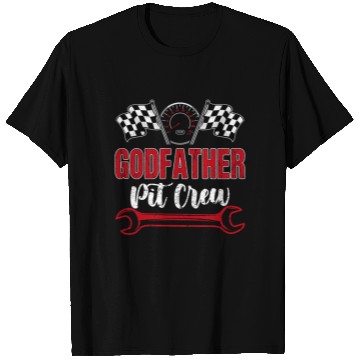 Discover Godfather Pit Crew Birthday Racing Car T Shirts