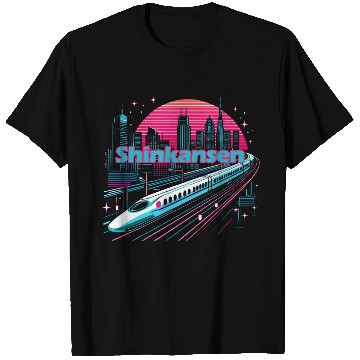 Discover Shinkansen Japan Train bullet T Shirts