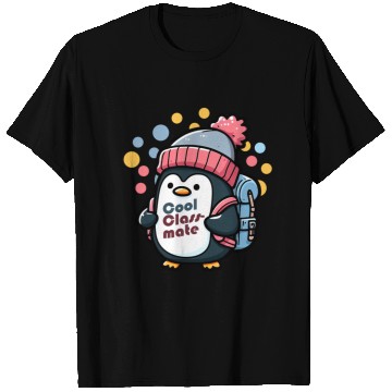 Discover Penguin Pinguin back to school cool classmates T Shirts