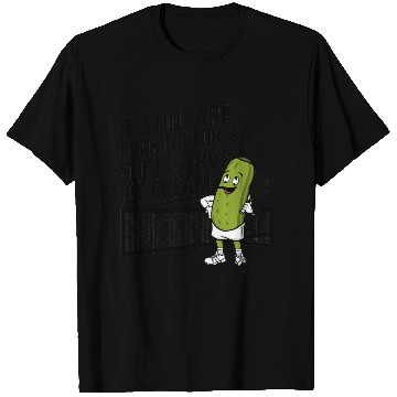 Discover pickle character plays tennis T Shirts