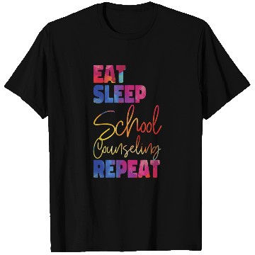Discover School Counselor Watercolor Eat T Shirts