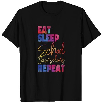 Discover School Counselor Watercolor Eat T Shirts