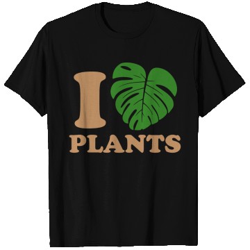 Discover I love plants T Shirts