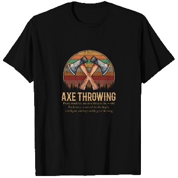 Discover axe throwing definition T Shirts