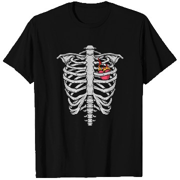 Discover Skeleton Heart T Shirts