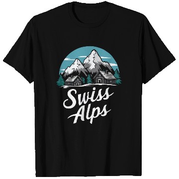Discover Swiss Alps Switzerland. T Shirts