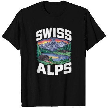 Discover Swiss Alps Switzerland. T Shirts