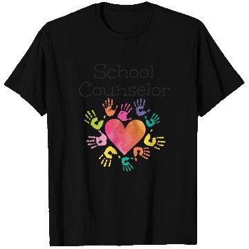 Discover School Counselor Heart T Shirts