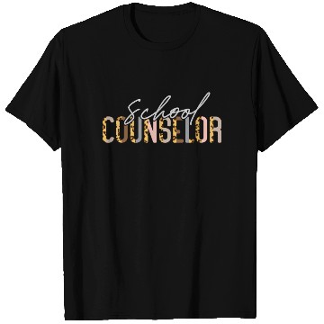 Discover School Counselor Leopard Cheetah T Shirts