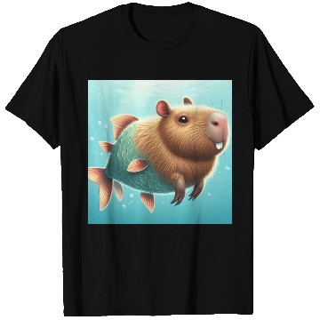 Discover The capybara-fish T Shirts